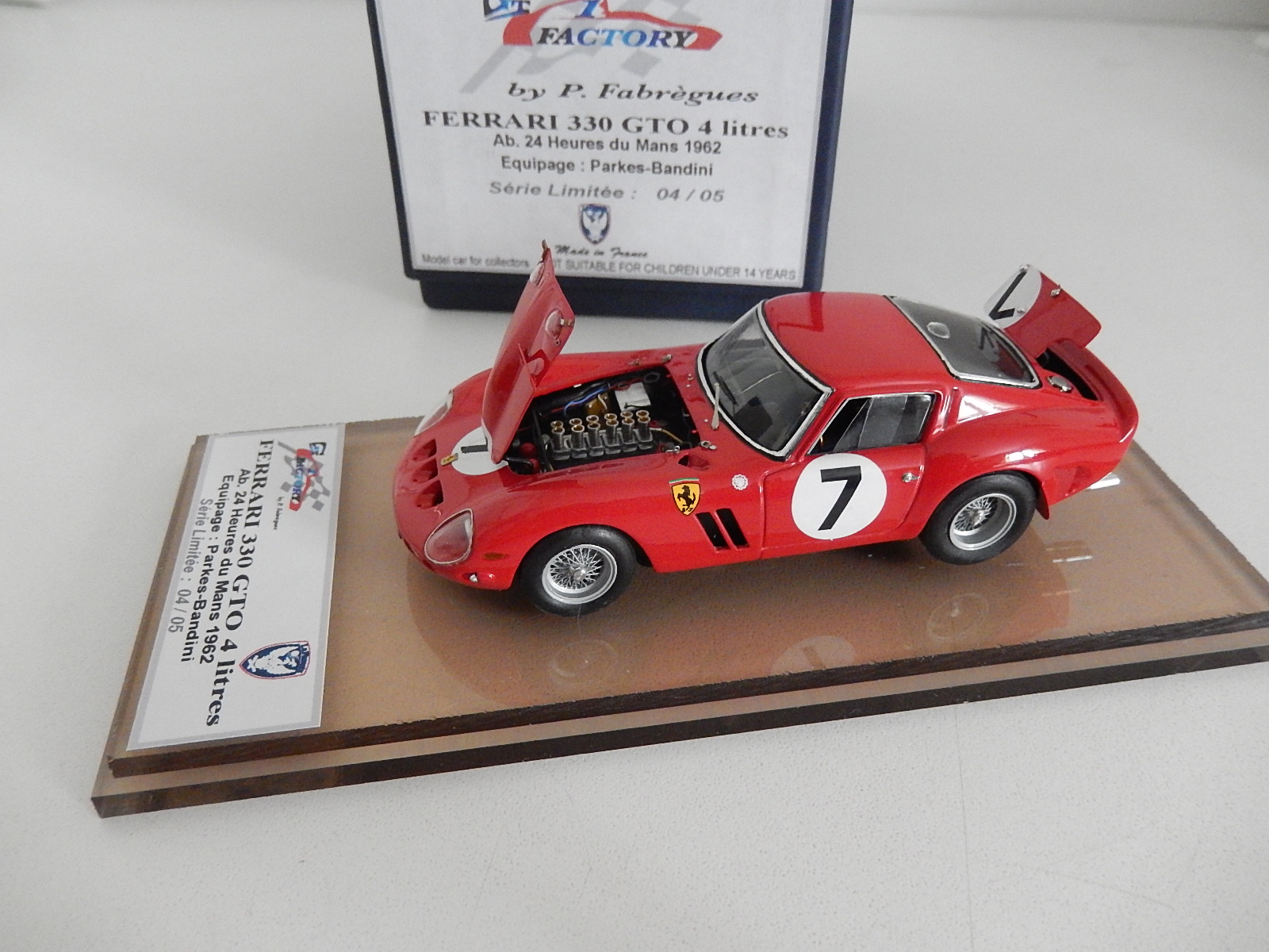 Fabregues : Ferrari 330 GTO Le Mans 1962  --> SOLD